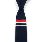 [MAESIO] KNT5036 Knit Point Stripe Necktie Width 6.3cm _ Men's ties, Suit, Classic Business Casual Fashion Necktie, Knit tie, Made in Korea